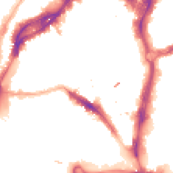 Night-time road noise heatmap for BS1 6LB