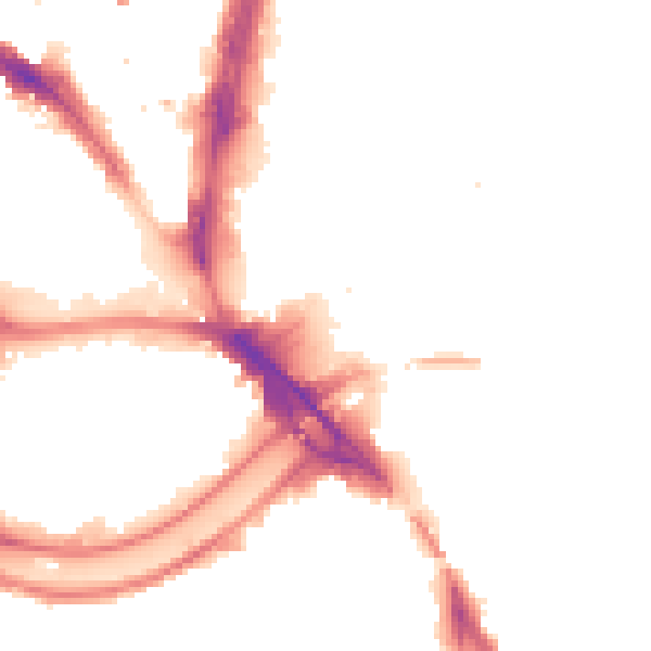 Night-time road noise heatmap for BS1 6QS