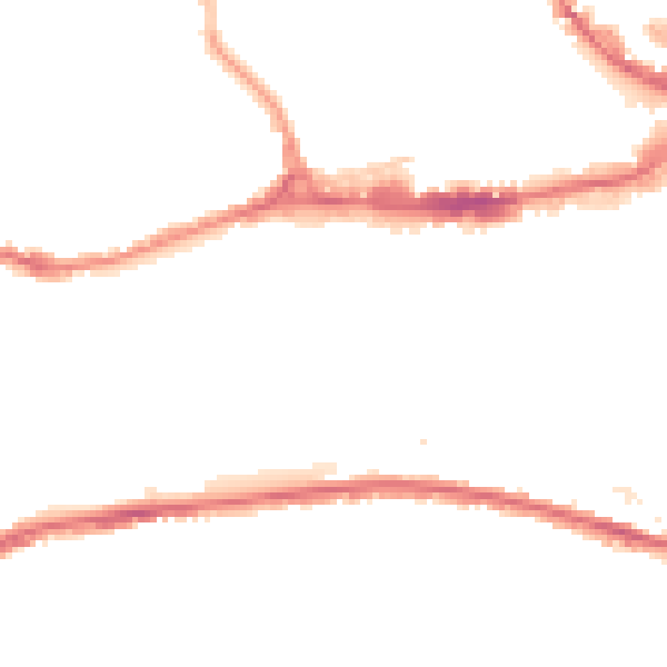 Night-time road noise heatmap for BS1 6UP