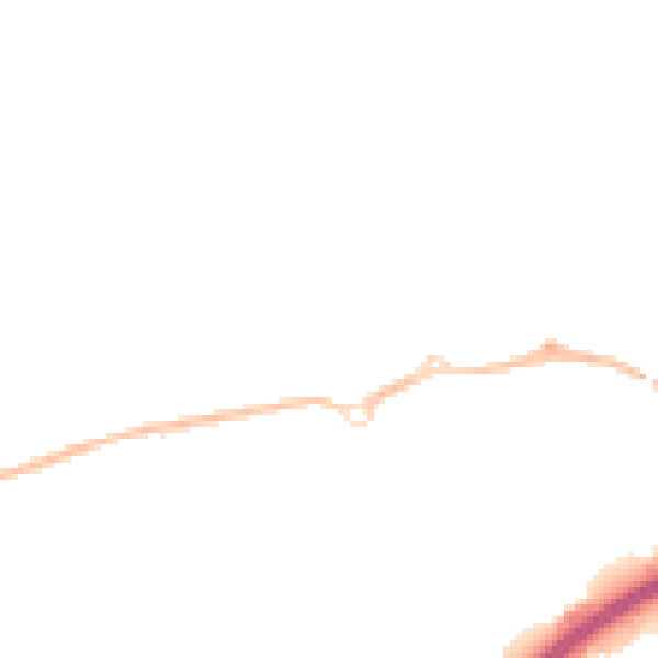 Night-time road noise heatmap for BS22 6BA