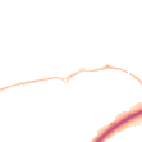 Night-time road noise heatmap for BS22 6BJ