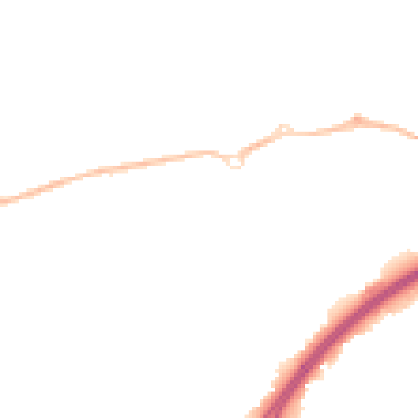 Night-time road noise heatmap for BS22 6BY