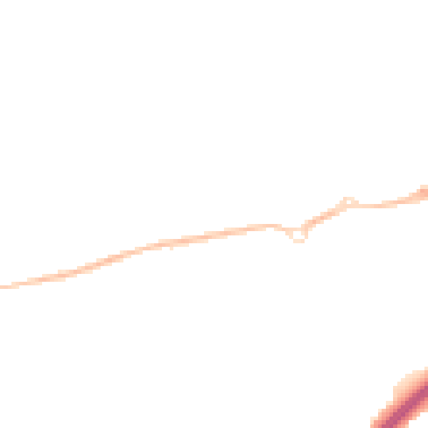 Night-time road noise heatmap for BS22 6DA