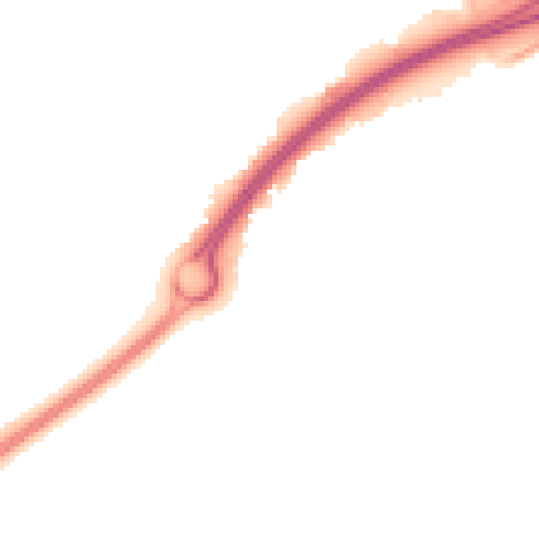 Night-time road noise heatmap for BS22 6DB