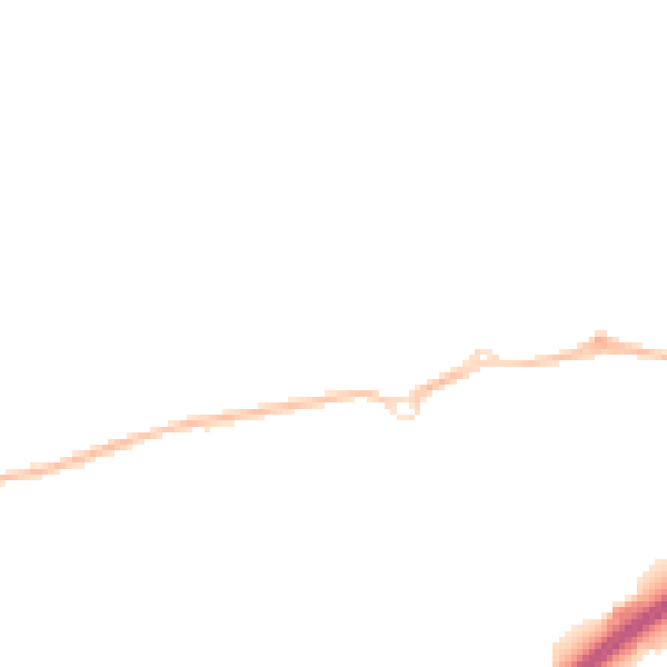 Night-time road noise heatmap for BS22 6DL