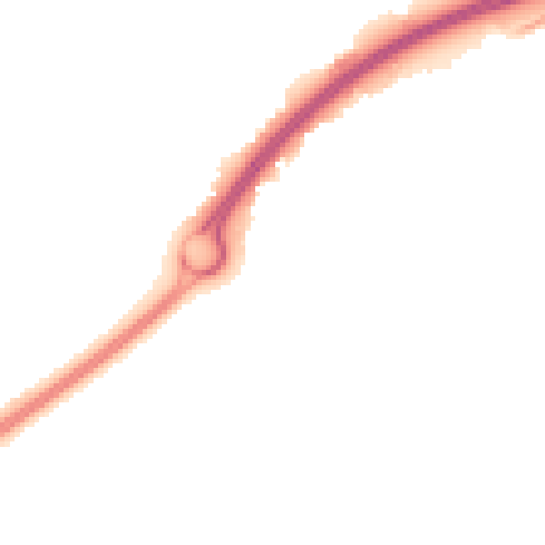 Night-time road noise heatmap for BS22 6DP