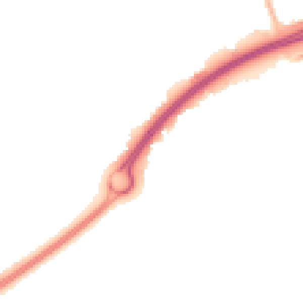 Night-time road noise heatmap for BS22 6DW