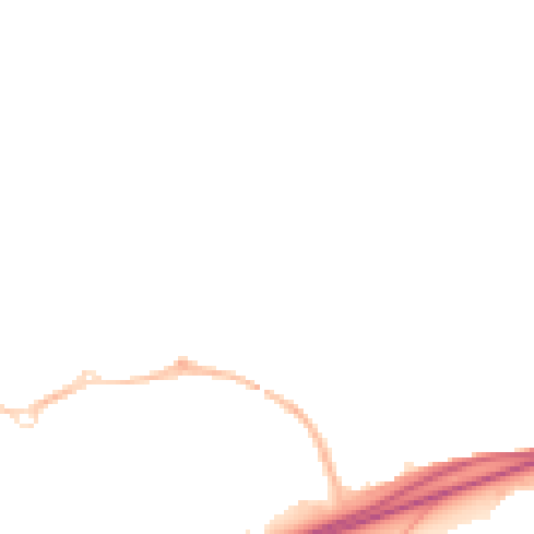 Night-time road noise heatmap for BS22 7EZ