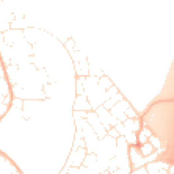 Daytime road noise heatmap for BS22 7FA