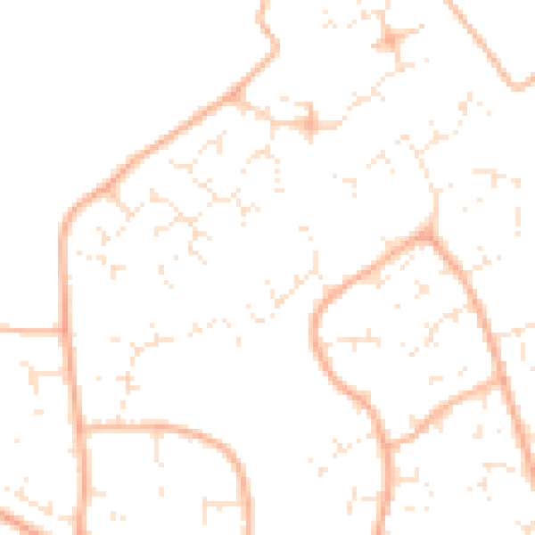 Daytime road noise heatmap for BS22 7GB