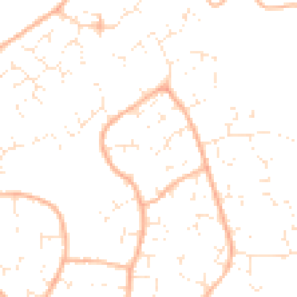 Daytime road noise heatmap for BS22 7LZ