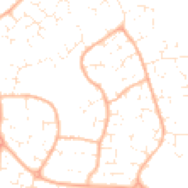 Daytime road noise heatmap for BS22 7UL
