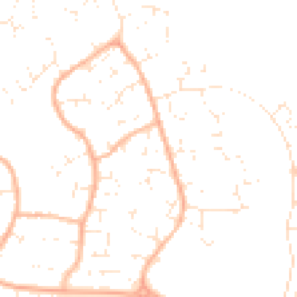Daytime road noise heatmap for BS22 7UT