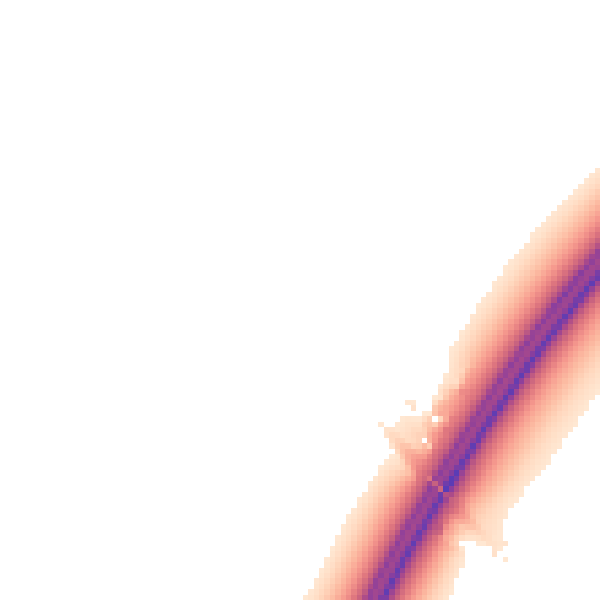 Night-time road noise heatmap for BS22 7YD