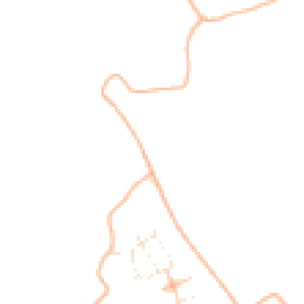 Daytime road noise heatmap for BS22 7YU