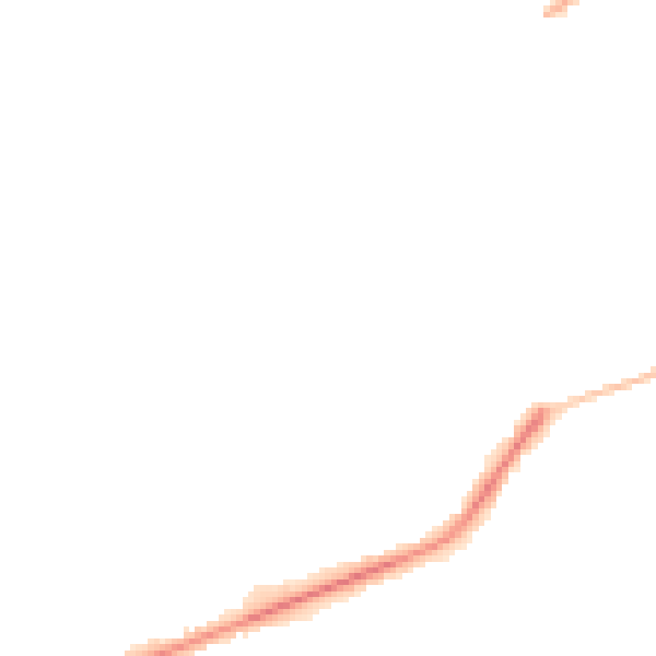 Night-time road noise heatmap for BS22 8EF