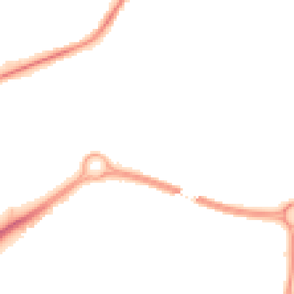 Night-time road noise heatmap for BS22 8EU