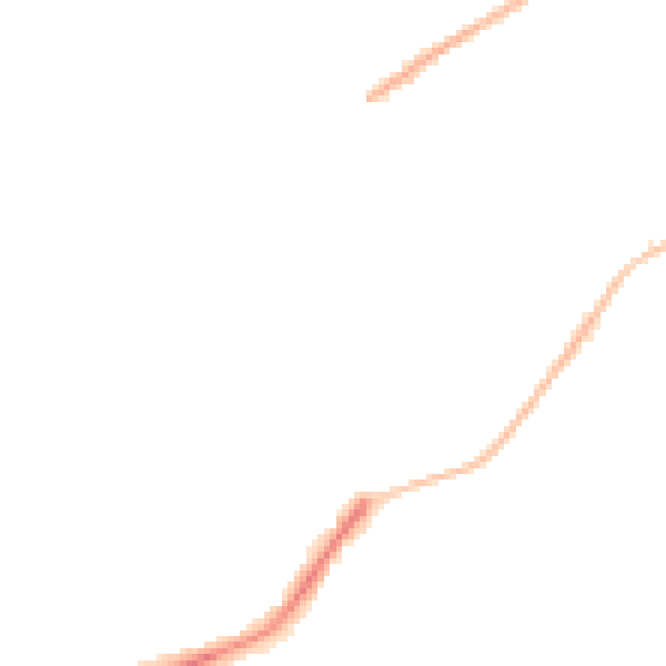 Night-time road noise heatmap for BS22 8JA