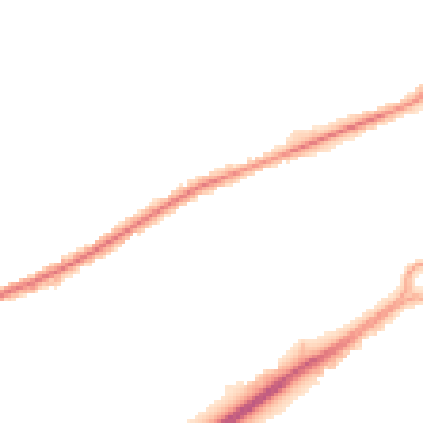 Night-time road noise heatmap for BS22 8LS