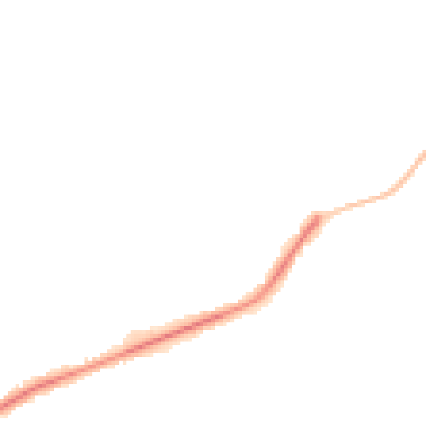 Night-time road noise heatmap for BS22 8NS