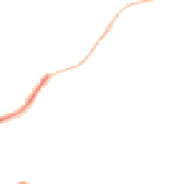 Night-time road noise heatmap for BS22 8PX