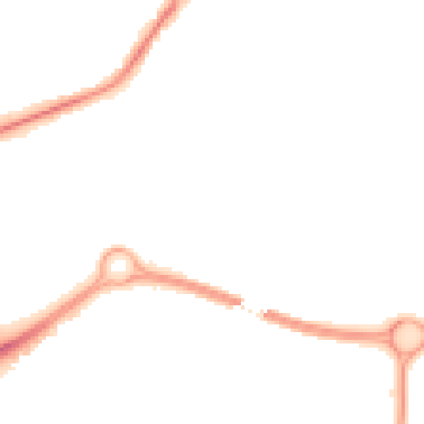 Night-time road noise heatmap for BS22 8QJ