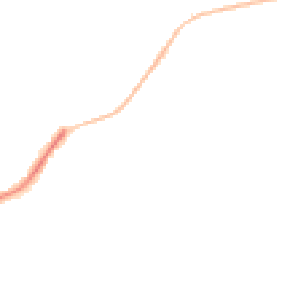 Night-time road noise heatmap for BS22 8SE