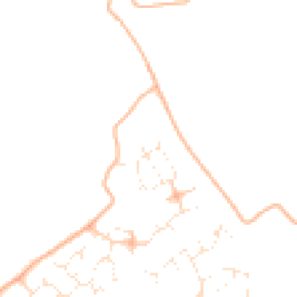 Daytime road noise heatmap for BS22 9BX