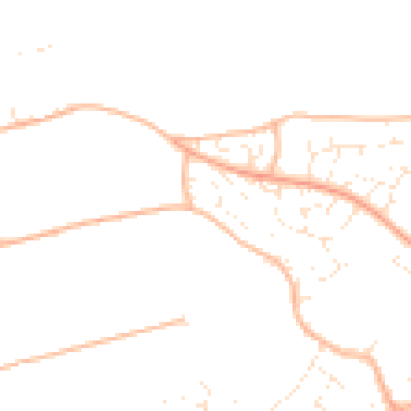 Daytime road noise heatmap for BS22 9LJ