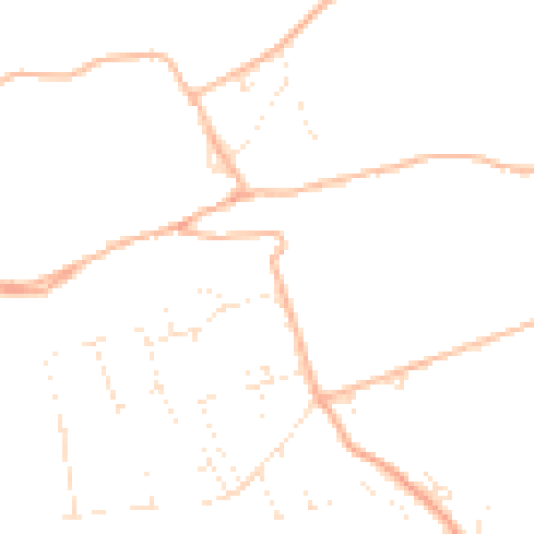 Daytime road noise heatmap for BS22 9RL