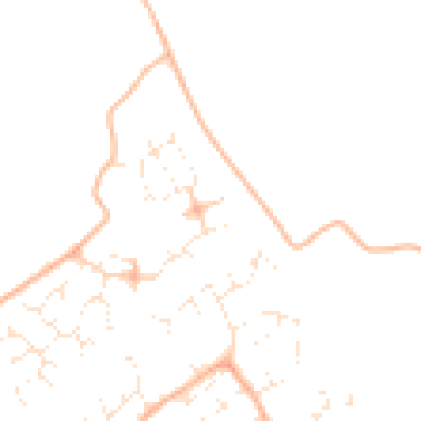 Daytime road noise heatmap for BS22 9TB