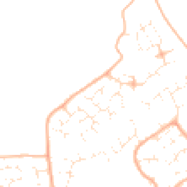 Daytime road noise heatmap for BS22 9TN