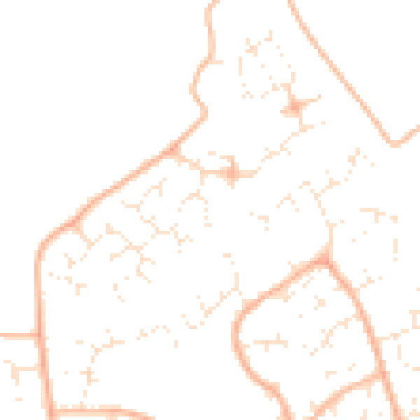 Daytime road noise heatmap for BS22 9TS