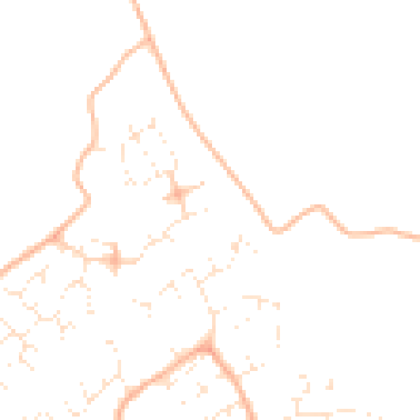 Daytime road noise heatmap for BS22 9TW