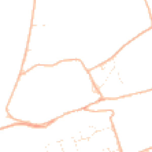 Daytime road noise heatmap for BS22 9UX
