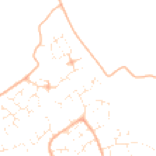 Daytime road noise heatmap for BS22 9WA