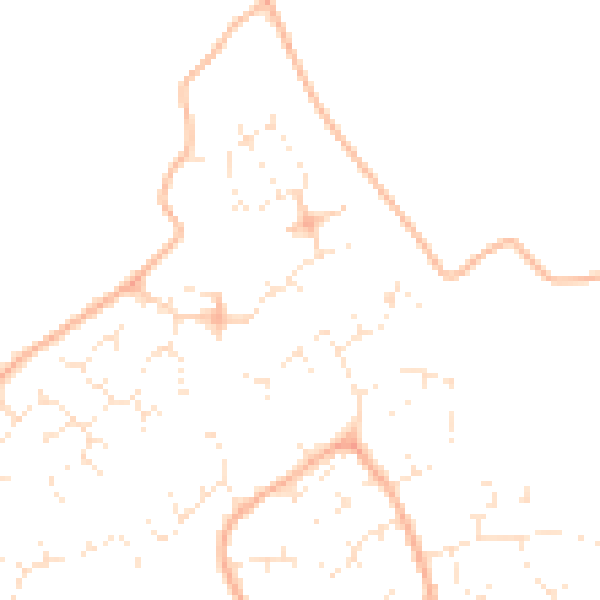 Daytime road noise heatmap for BS22 9WB