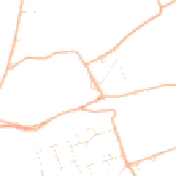 Daytime road noise heatmap for BS22 9XJ