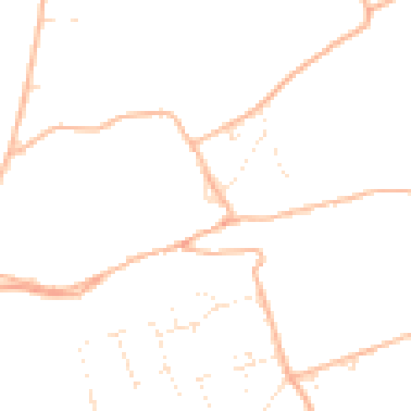 Daytime road noise heatmap for BS22 9XL