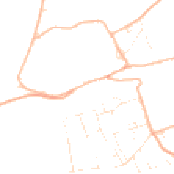 Daytime road noise heatmap for BS22 9YD