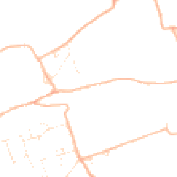 Daytime road noise heatmap for BS22 9YF