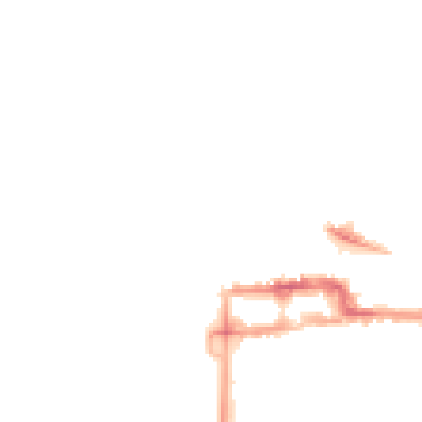 Night-time road noise heatmap for BS23 1AJ