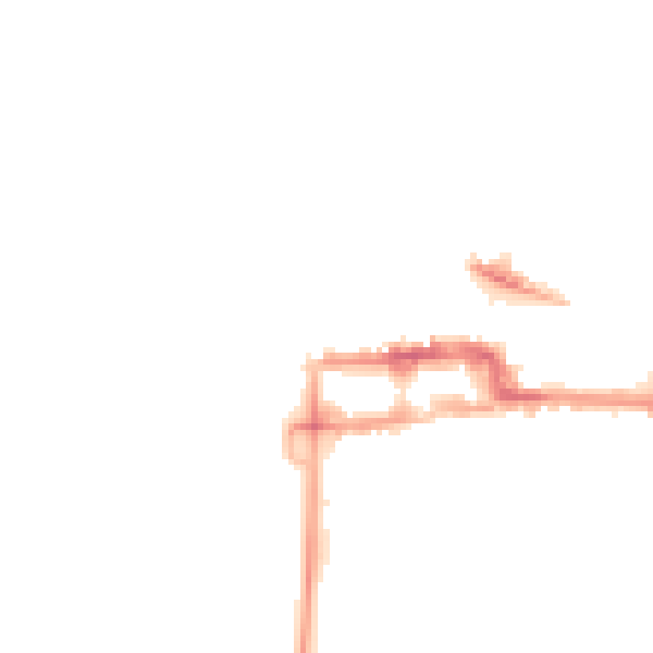 Night-time road noise heatmap for BS23 1AU