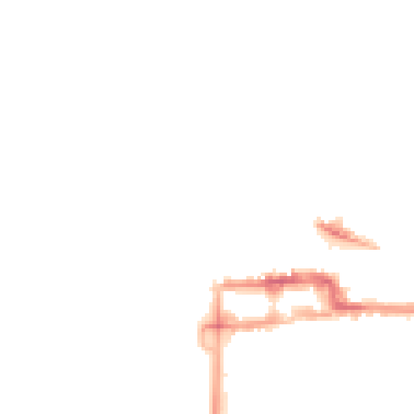 Night-time road noise heatmap for BS23 1AW
