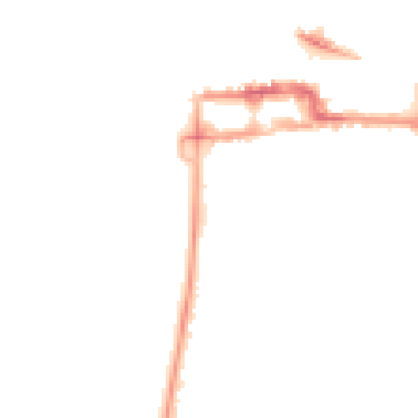 Night-time road noise heatmap for BS23 1BA