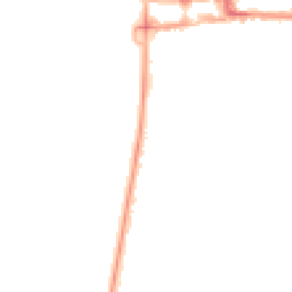 Night-time road noise heatmap for BS23 1BG