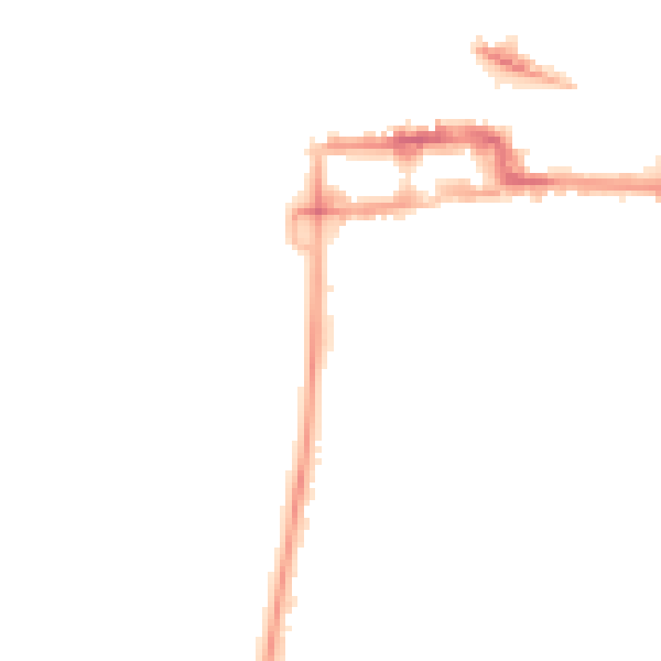 Night-time road noise heatmap for BS23 1BT