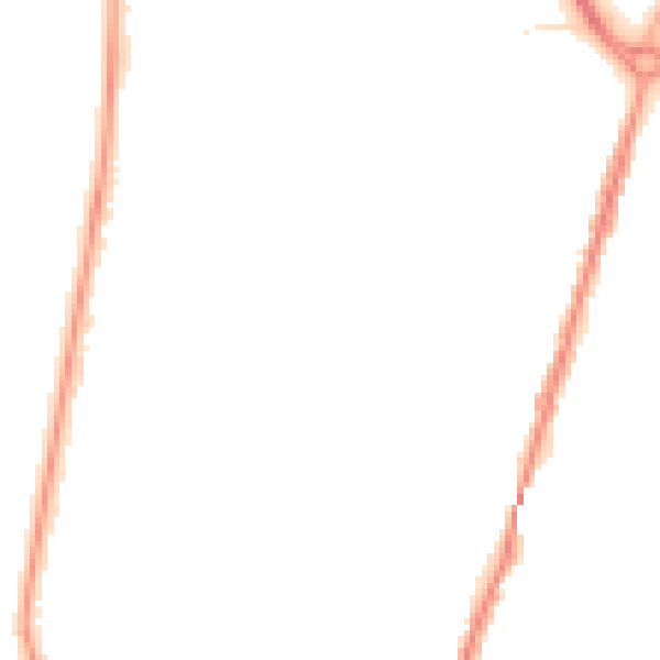 Night-time road noise heatmap for BS23 1BW