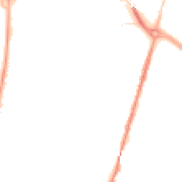 Night-time road noise heatmap for BS23 1DE
