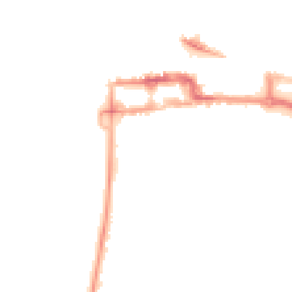 Night-time road noise heatmap for BS23 1DH
